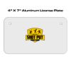 4 X 7 Aluminum License Plate  Thumbnail