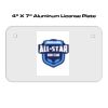 4 X 7 Aluminum License Plate  Thumbnail