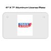 4 X 7 Aluminum License Plate  Thumbnail