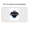 4 X 7 Aluminum License Plate  Thumbnail