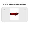 4 X 7 Aluminum License Plate  Thumbnail