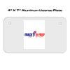 4 X 7 Aluminum License Plate  Thumbnail