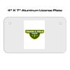 4 X 7 Aluminum License Plate  Thumbnail