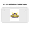 4 X 7 Aluminum License Plate  Thumbnail