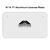 4 X 7 Aluminum License Plate  Thumbnail