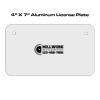 4 X 7 Aluminum License Plate  Thumbnail
