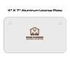 4 X 7 Aluminum License Plate  Thumbnail