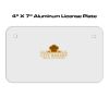 4 X 7 Aluminum License Plate  Thumbnail