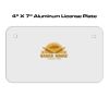 4 X 7 Aluminum License Plate  Thumbnail