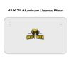 4 X 7 Aluminum License Plate  Thumbnail