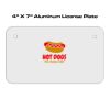 4 X 7 Aluminum License Plate  Thumbnail
