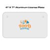 4 X 7 Aluminum License Plate  Thumbnail