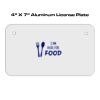 4 X 7 Aluminum License Plate  Thumbnail