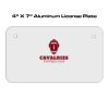 4 X 7 Aluminum License Plate  Thumbnail