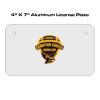 4 X 7 Aluminum License Plate  Thumbnail