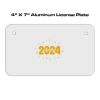 4 X 7 Aluminum License Plate  Thumbnail