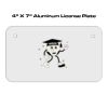 4 X 7 Aluminum License Plate  Thumbnail