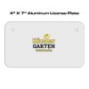 4 X 7 Aluminum License Plate  Thumbnail