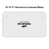 4 X 7 Aluminum License Plate  Thumbnail