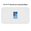4 X 7 Aluminum License Plate  Thumbnail