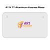 4 X 7 Aluminum License Plate  Thumbnail