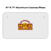 4 X 7 Aluminum License Plate  Thumbnail
