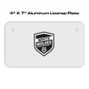 4 X 7 Aluminum License Plate  Thumbnail
