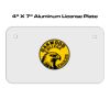 4 X 7 Aluminum License Plate  Thumbnail