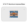 4 X 7 Aluminum License Plate  Thumbnail