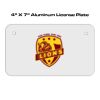 4 X 7 Aluminum License Plate  Thumbnail