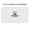 4 X 7 Aluminum License Plate  Thumbnail