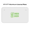 4 X 7 Aluminum License Plate  Thumbnail