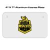 4 X 7 Aluminum License Plate  Thumbnail