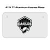 4 X 7 Aluminum License Plate  Thumbnail