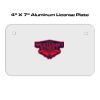 4 X 7 Aluminum License Plate  Thumbnail