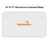 4 X 7 Aluminum License Plate  Thumbnail