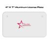 4 X 7 Aluminum License Plate  Thumbnail