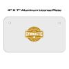 4 X 7 Aluminum License Plate  Thumbnail