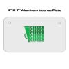 4 X 7 Aluminum License Plate  Thumbnail