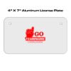 4 X 7 Aluminum License Plate  Thumbnail