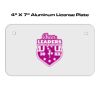 4 X 7 Aluminum License Plate  Thumbnail