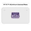 4 X 7 Aluminum License Plate  Thumbnail