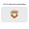 4 X 7 Aluminum License Plate  Thumbnail