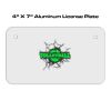 4 X 7 Aluminum License Plate  Thumbnail