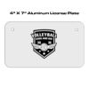 4 X 7 Aluminum License Plate  Thumbnail