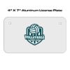 4 X 7 Aluminum License Plate  Thumbnail