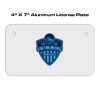 4 X 7 Aluminum License Plate  Thumbnail