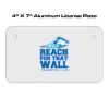 4 X 7 Aluminum License Plate  Thumbnail
