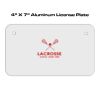4 X 7 Aluminum License Plate  Thumbnail