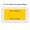 4 X 7 Aluminum License Plate  Thumbnail